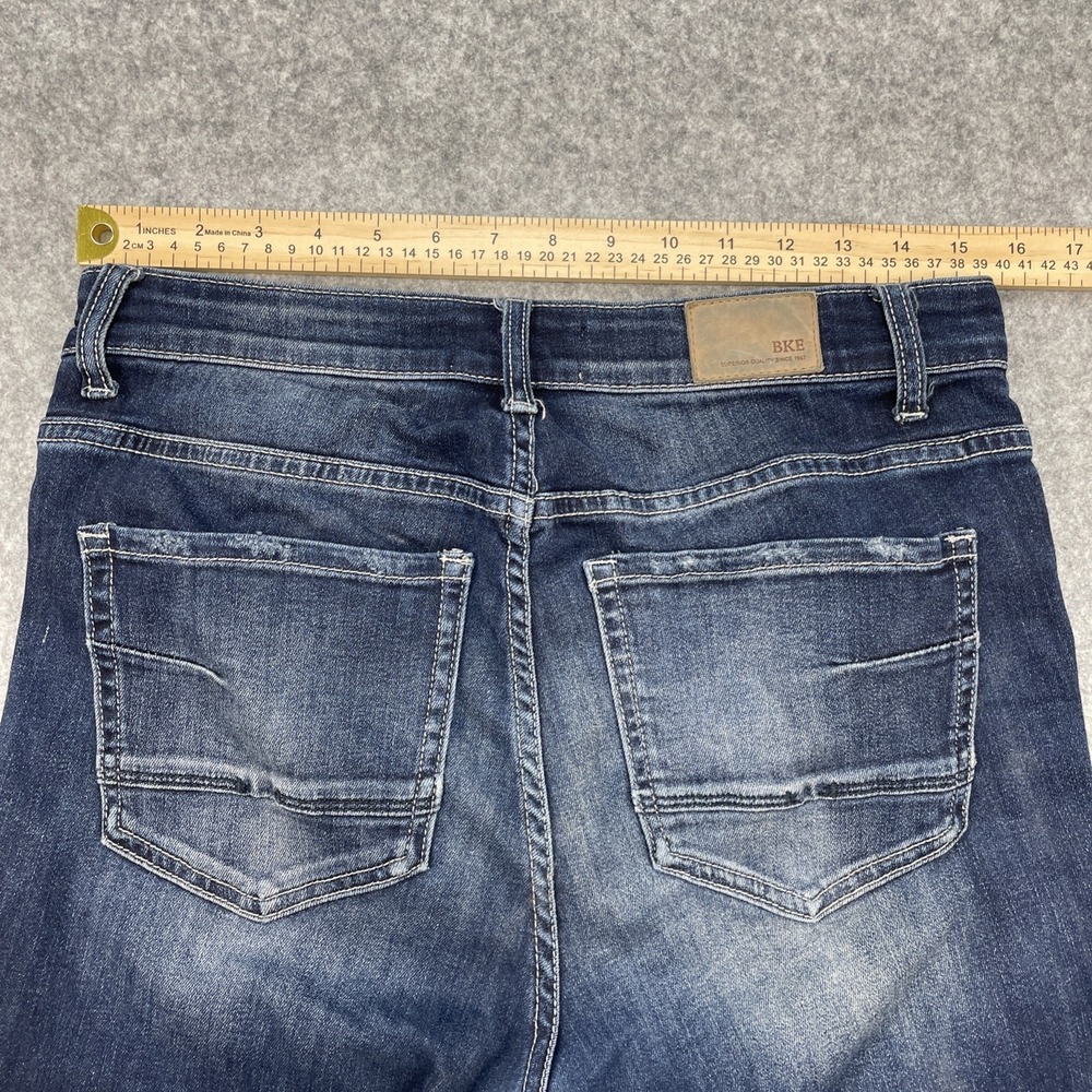 BKE Womens Jeans Parker Universal Fit High Rise Skinny Distressed 29x31.5 - Picture 3 of 8
